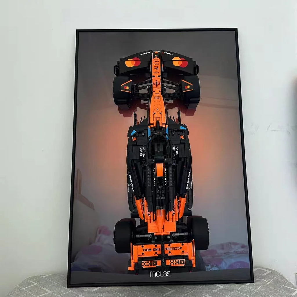NEW Wall Mount Display box Photo Frame Suitable for LEGO 42228 McLaren MCL 39 building block car model Display Wallboard