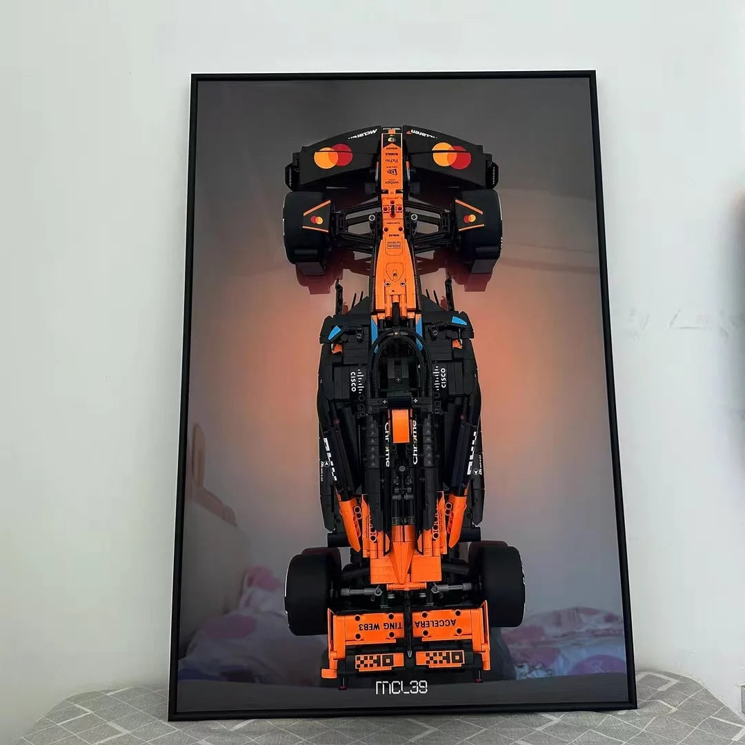 NEW Wall Mount Display box Photo Frame Suitable for LEGO 42228 McLaren MCL 39 building block car model Display Wallboard
