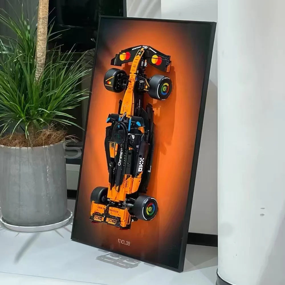 NEW Wall Mount Display box Photo Frame Suitable for LEGO 42228 McLaren MCL 39 building block car model Display Wallboard