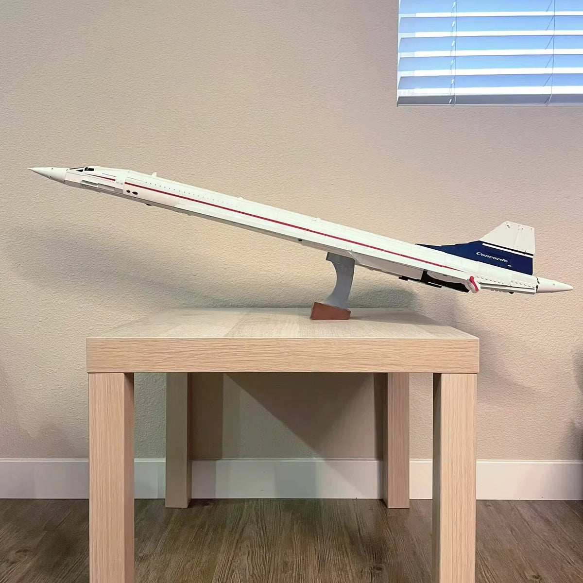 2083PCS Concorde Passenger Aircraft Building Block Creative Decoration Technical Model MOC  Assembly Bricks Toys Kids Gifts